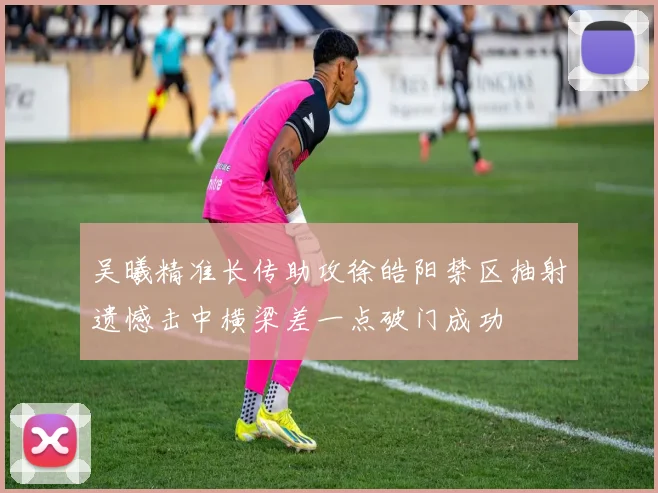吴曦精准长传助攻徐皓阳禁区抽射遗憾击中横梁差一点破门成功